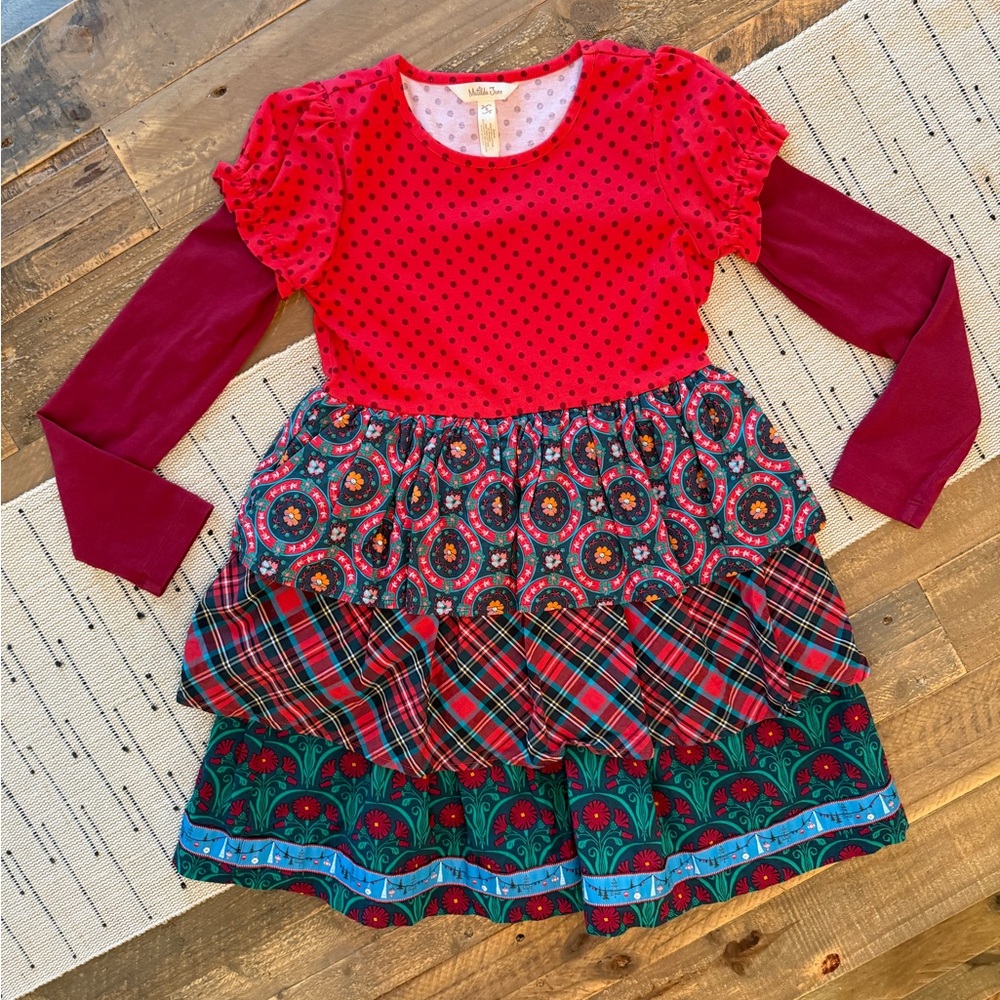 Matilda Jane Clothing - Jolly Holiday Dress - Size 8